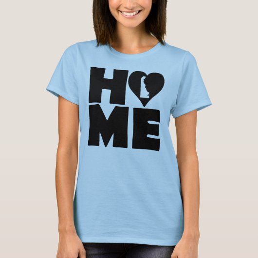 Delaware Home Heart State Tees T-Shirt (Voorkant)