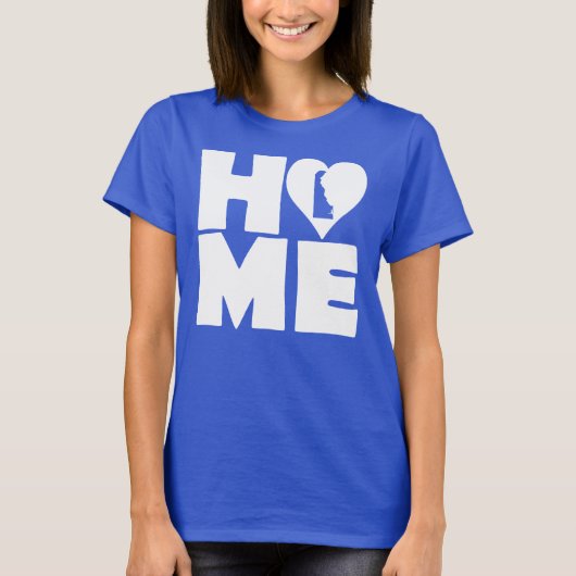 Delaware Home Heart State Tees T-Shirt (Voorkant)
