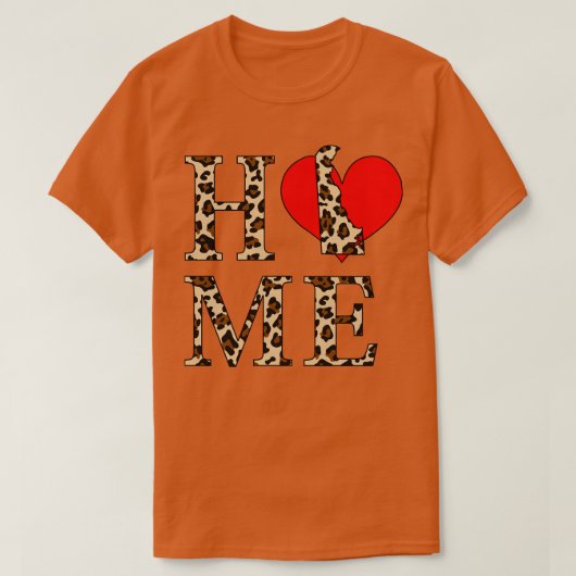 Delaware Home Luipaard Print T-shirt (Design voorkant)