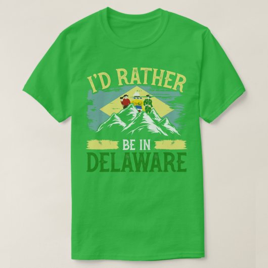 Delaware Home State Souvenir T-shirt (Design voorkant)