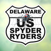 Delaware-hoofdstuk - Decal-hoofdstuklogo Raamsticker (Vel 3)