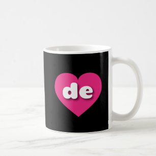 Delaware hot roze hart - Ik hou van de Koffiemok