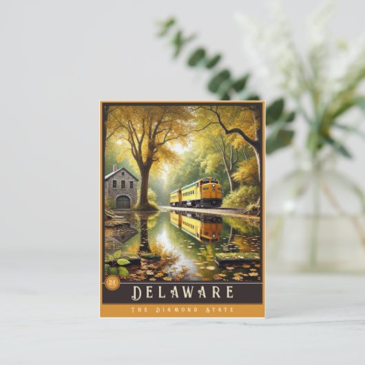 Delaware | hyperrealistisch Briefkaart (Staand voorkant)