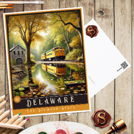 Delaware | hyperrealistisch Briefkaart