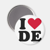 DELAWARE - I LOVE DE - I LOVE DELAWARE MAGNEET (Voorkant / Achterkant)