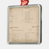 Delaware Index Metalen Ornament (Links)