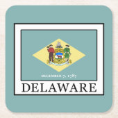 Delaware Kartonnen Onderzetters (Voorkant)