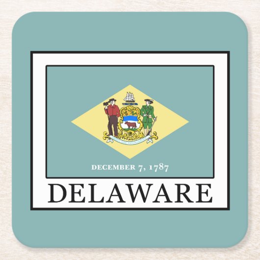 Delaware Kartonnen Onderzetters (Voorkant)