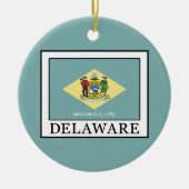 Delaware Keramisch Ornament (Voorkant)