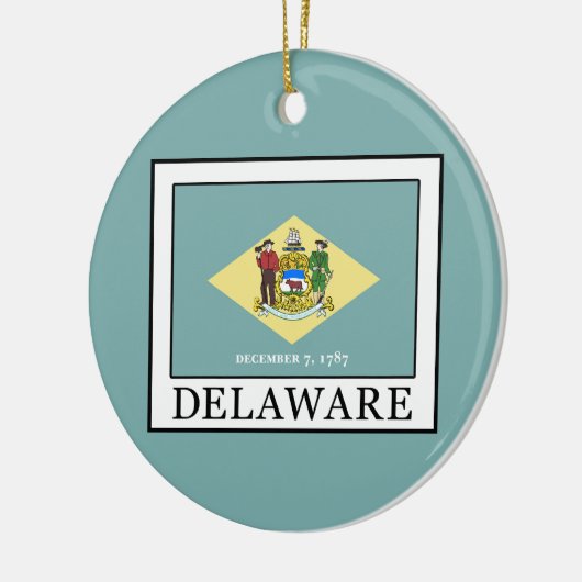 Delaware Keramisch Ornament (Links)