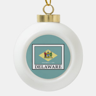 Delaware Keramische Bal Ornament