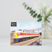 Delaware Lackawant en Westerne locomotief 808 Briefkaart (Staand voorkant)