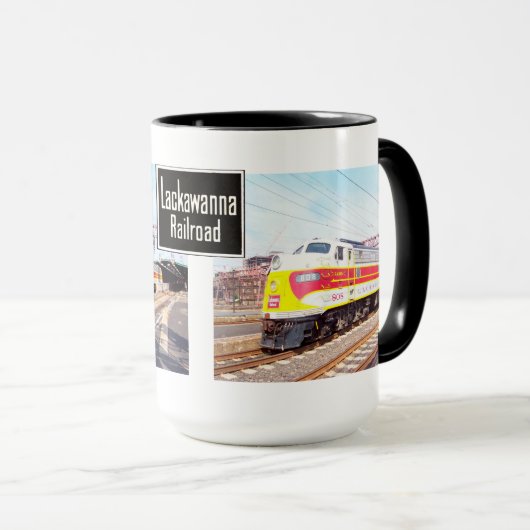 Delaware Lackawant en Westerne locomotief 808 Mok (Voorkant rechts)