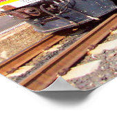 Delaware Lackawant en Westerne locomotief 808 Poster (Hoek)