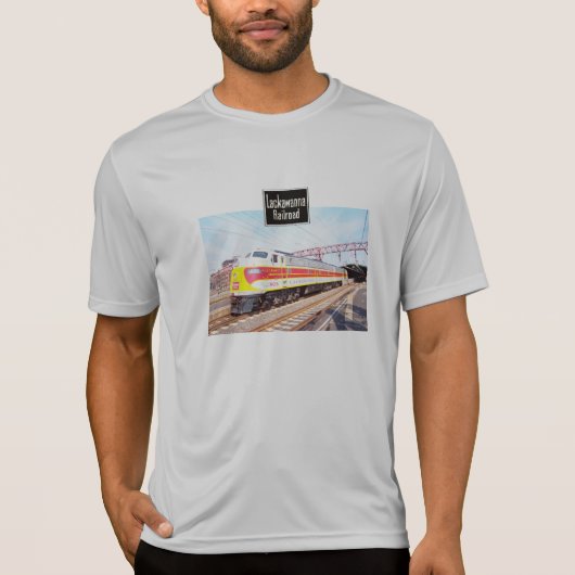 Delaware Lackawant en Westerne locomotief 808 T-shirt (Voorkant)