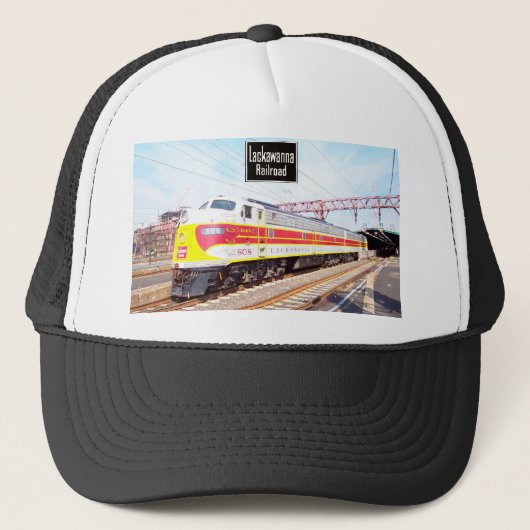 Delaware Lackawant en Westerne locomotief 808 Trucker Pet (Voorkant)