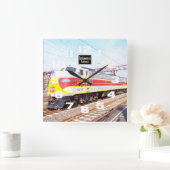 Delaware Lackawant en Westerne locomotief 808 Vierkante Klok (Huis)