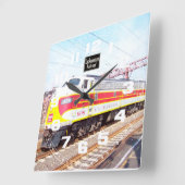 Delaware Lackawant en Westerne locomotief 808 Vierkante Klok (Hoek)