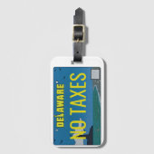 Delaware License Bord bagage Bagagelabel (Voorkant (verticaal))