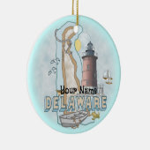 Delaware Lighthouse Keramisch Ornament (Rechts)