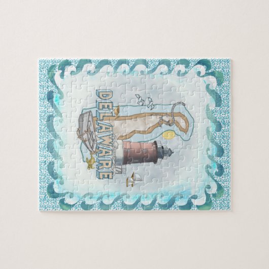 Delaware Lighthouse Legpuzzel (Horizontaal)