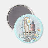 Delaware Lighthouse magneet (Voorkant / Achterkant)