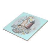 Delaware Lighthouse tegel Tegeltje (Zijkant)