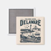Delaware Magneet (Voorkant / Achterkant)
