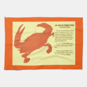 Delaware Maryland Virginia Krabben Recept Theedoek (Horizontaal)