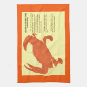 Delaware Maryland Virginia Krabben Recept Theedoek (Verticaal)