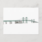 Delaware Memorial Bridge: 3D-model: Briefkaart (Voorkant)
