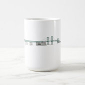 Delaware Memorial Bridge: 3D-model: Koffiemok (Center)