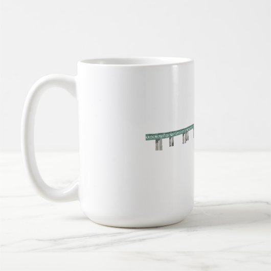 Delaware Memorial Bridge: 3D-model: Koffiemok (Links)