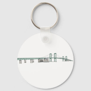 Delaware Memorial Bridge: 3D-model: Sleutelhanger