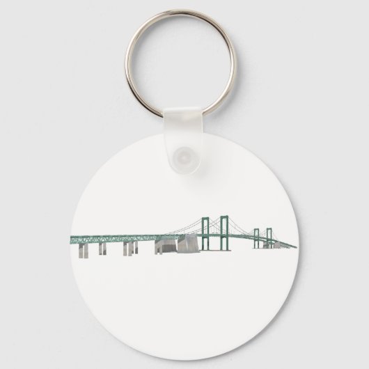 Delaware Memorial Bridge: 3D-model: Sleutelhanger (Voorkant)