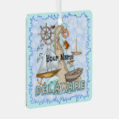 Delaware Metalen Ornament (Voorkant Rechts)