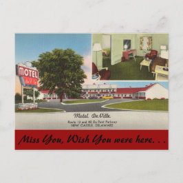 Delaware, Motel DeVille Briefkaart