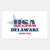 Delaware My Home State Sticker (Voorkant)