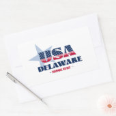 Delaware My Home State Sticker (Envelop)