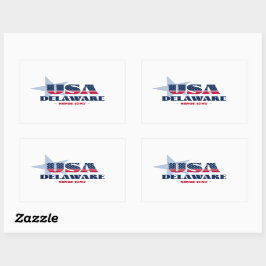 Delaware My Home State Sticker