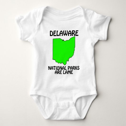 Delaware - Nationale parken zijn saai Romper (Voorkant)