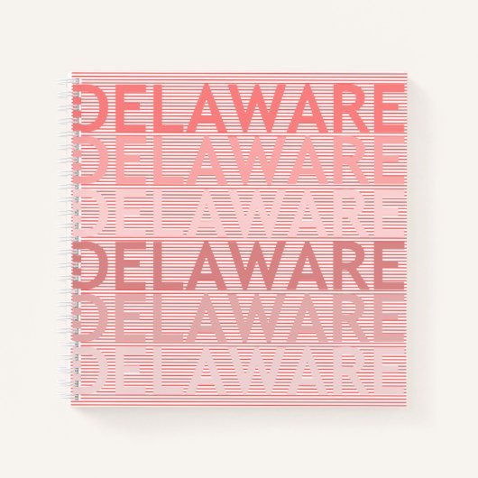 Delaware Notitieboek (Voorkant)