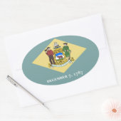 Delaware Ovale Sticker (Envelop)