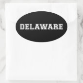 Delaware Ovale Sticker (Tas)