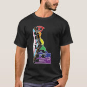 Delaware overzicht in LGBTQIA Pride vlag Rainbow C T-shirt (Voorkant)
