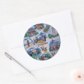 Delaware P Ronde Sticker (Envelop)
