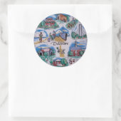 Delaware P Ronde Sticker (Tas)