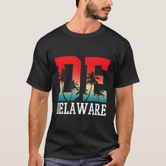 Delaware Palm Tree De T-shirt (Voorkant)