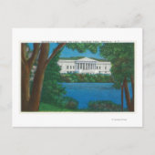 Delaware Park Historical Bldg en Lake Uitzicht Briefkaart (Voorkant)