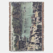  Delaware Park in Buffalo Throw Blanket Deken (Voorkant Verticaal)